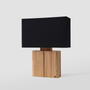 Lampes de bureau  - "LIGNA" LAMPE DE TABLE EN BOIS MASSIF - ALESSANDRA DELGADO DESIGN