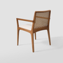 Lawn chairs - JULIA” CHAIR WITH ARMRESTS - ALESSANDRA DELGADO DESIGN