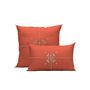 Fabric cushions - VAYU Embroidered Cushion Cover - NO-MAD 97% INDIA