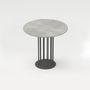 Other tables - Tabula Laborare and Circulus - Standing and dining table round with concrete top and steel frame - CO33 EXKLUSIVE BETONMÖBEL