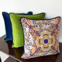 Fabric cushions - “POP” two-tone velvet cushions - AMÉLIE CHOQUET