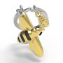 Bags and totes - Honey Bee Key Chain - METALMORPHOSE