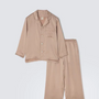 Homewear -  Silk Pajamas - Pink Beige  - FOO TOKYO