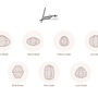 Objets de décoration - Abat-jour en lin - Luna Shape (6 couleurs+5 tailles) - LUMIERE SHADES