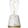 Wireless lamps - Humble One White Marble - HUMBLE LIGHTS