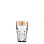 Crystal ware - GIULIA GOLD 421 tableware: stemware, tumblers, martini, jugs, decanter - MARIO CIONI & C