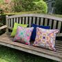 Fabric cushions - Spring Velvet Cushion - AMÉLIE CHOQUET