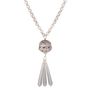 Jewelry - Silver cupola long necklace - JULIE SION