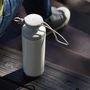 Outdoor kitchens - Enamel on Stainless Steel Portable Bottle (400ml,White) - JIA