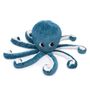 Soft toy - GIANT OCTOPUS MOMMY/BLUE BABY - DEGLINGOS