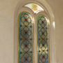 Décorations vitrail  - vitrail ornemental néo-gothique - L'ATELIER THEOPHILE