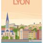Poster - POSTERS ILLUSTRATIONS CITIES OF FRANCE - L'AFFICHERIE