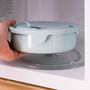 Food storage - Enamel on Stainless Steel Microwave Safe Bento box - JIA