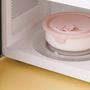Food storage - Enamel on Stainless Steel Microwave Safe Bento box - JIA