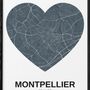 Poster - POSTERS MAPS CITIES OF FRANCE - L'AFFICHERIE