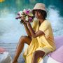 Chapeaux - Chapeau Bucket Ramai en Tissu Éponge Femme - FELIZ'EYE ART PAINTING GALLERY & CONCEPT STORE
