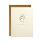 Stationery - Adorable Animals Letterpress Greeting Card - OBLATION PAPERS AND PRESS
