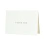 Stationery - Thank You Letterpress Greeting Card - OBLATION PAPERS AND PRESS