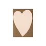 Stationery - Small Heart Handmade Paper Greeting Card - OBLATION PAPERS AND PRESS