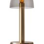 Wireless lamps - Humble Two Gold Glass Smoked - HUMBLE LIGHTS