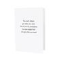 Stationery - Rock Quotes Letterpress Greeting Card - OBLATION PAPERS AND PRESS