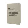 Stationery - Definitions Letterpress Greeting Card - OBLATION PAPERS AND PRESS