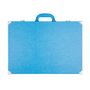 Leather goods - Backgammon Set Azure Blue - Lizard Vegan Leather - Large - VIDO BACKGAMMON