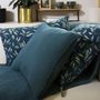 Fabric cushions - Plaid Simply Embossed - BLANC CERISE