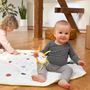 Soft toy - LÄSSIG Activity Toy Blanket & Knitted Baby Comforter GOTS Tiny Farmer - LASSIG GMBH