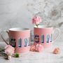 Trays - Mug - Fine Porcelain - Lucky - Gin - JAMIDA OF SWEDEN