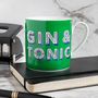 Trays - Mug - Fine Porcelain - Gin & tonic - JAMIDA OF SWEDEN