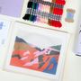 Design objects - Ethiopian Ravine | Needlepoint DIY Craft Kit | Modern Embroidery - UNWIND STUDIO