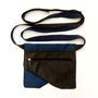 Bags and totes - Handmade "Lasso"waist pouch, crossbody in Cordura and real leahter - ELENA KIHLMAN