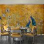 Wallpaper - Chinoiserie Bird Crane Peacock Wall Mural - ASRIN WALLPRINT