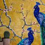 Wallpaper - Chinoiserie Bird Crane Peacock Wall Mural - ASRIN WALLPRINT