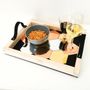 Trays - Appetizer Tray - With Built In Coasters - L'ATELIER DES CREATEURS
