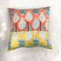 Fabric cushions - Tropical Silk Cushion by Tharangini Studio - NEST
