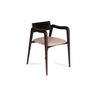 Chairs - Modern Anjos Dining Chairs, Light-Brown Leather, Handmade by Greenapple - GREENAPPLE DESIGN INTERIORS