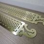 Artistic hardware - Made-to-measure solid brass air and ventilation grille - LA LAITONNERIE