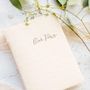 Stationery - Our Vows Handmade Paper Letterpress Calligraphy Book - OBLATION PAPERS AND PRESS