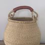 Shopping baskets - Bolga natural pot basket - MALKIA HOME