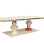 Dining Tables - Cortez III Dining Table (Marble Top) - MALABAR