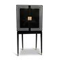 Sideboards - Art Deco Liqour Cabinet Black & White - AUTHENTIC MODELS