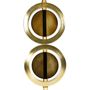 Lampes de bureau  - Art Deco Circle Lamp Double, Gold - AUTHENTIC MODELS