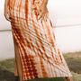 Apparel - Jersey long skirt in hand printed Tie Dye - MON ANGE LOUISE