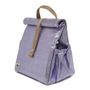 Gifts - Croc Lilac Lunchbag with Beige Strap - THE LUNCHBAGS