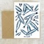 Card shop - Postcard - Sardines - BLEU COQUILLE