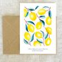 Card shop - Postcard - Lemons - BLEU COQUILLE