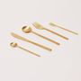 Cutlery set - Wabi Brass Cutlery Set - FLECK