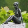 Sculptures, statuettes and miniatures - Bronze sculpture naked girl - THERMOBRASS
